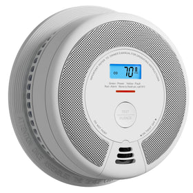 X-Sense SC07 front view with clear status indicators for quick safety checks.