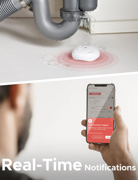 X-Sense SWS51 push notifications keep you informed remotely.