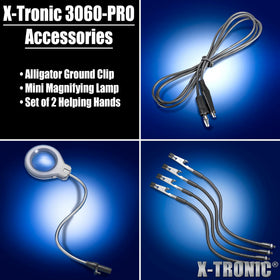 X-Tronic 3060-PRO 50g solder reel for quick connections.