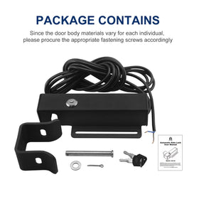 X X-HOUSE electric lock with 16-foot cable for reliable power.