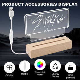 X9H8N9 Stray LED Night Light creates bedroom ambient lighting