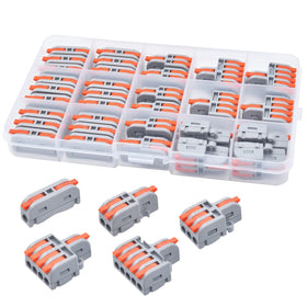 XALXMAW lever connector 1in-1out: fast, secure splicing for DIY projects.