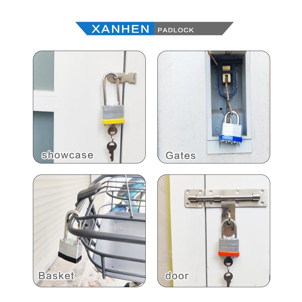 XanHen keyed-alike design enables one key to open all locks
