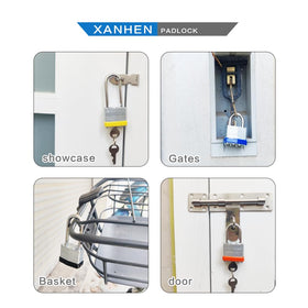 XanHen keyed-alike design enables one key to open all locks