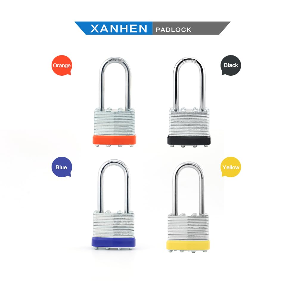 XanHen padlocks for school and gym lockers promote quick, organized access.