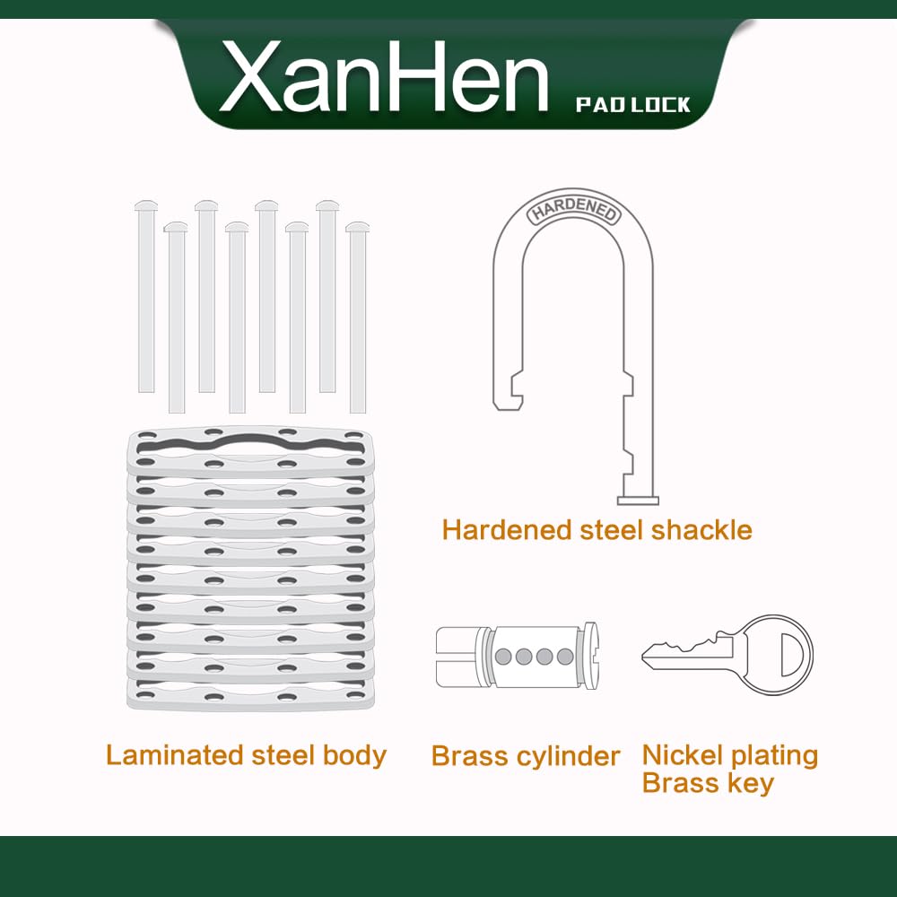 XanHen padlocks provide secure storage and fence protection