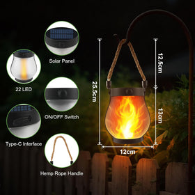 Xavbrysw 2-pack lanterns brighten garden spaces for gatherings and seasonal decorating.