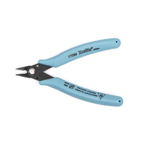 Xcelite 5 in. static-dissipative shear cutter front view showing anti-static design for electronics