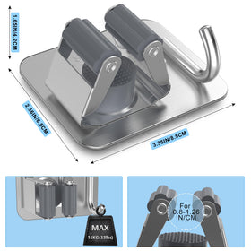XCIXCI 4-pack includes four mounts and screws for multi-room storage