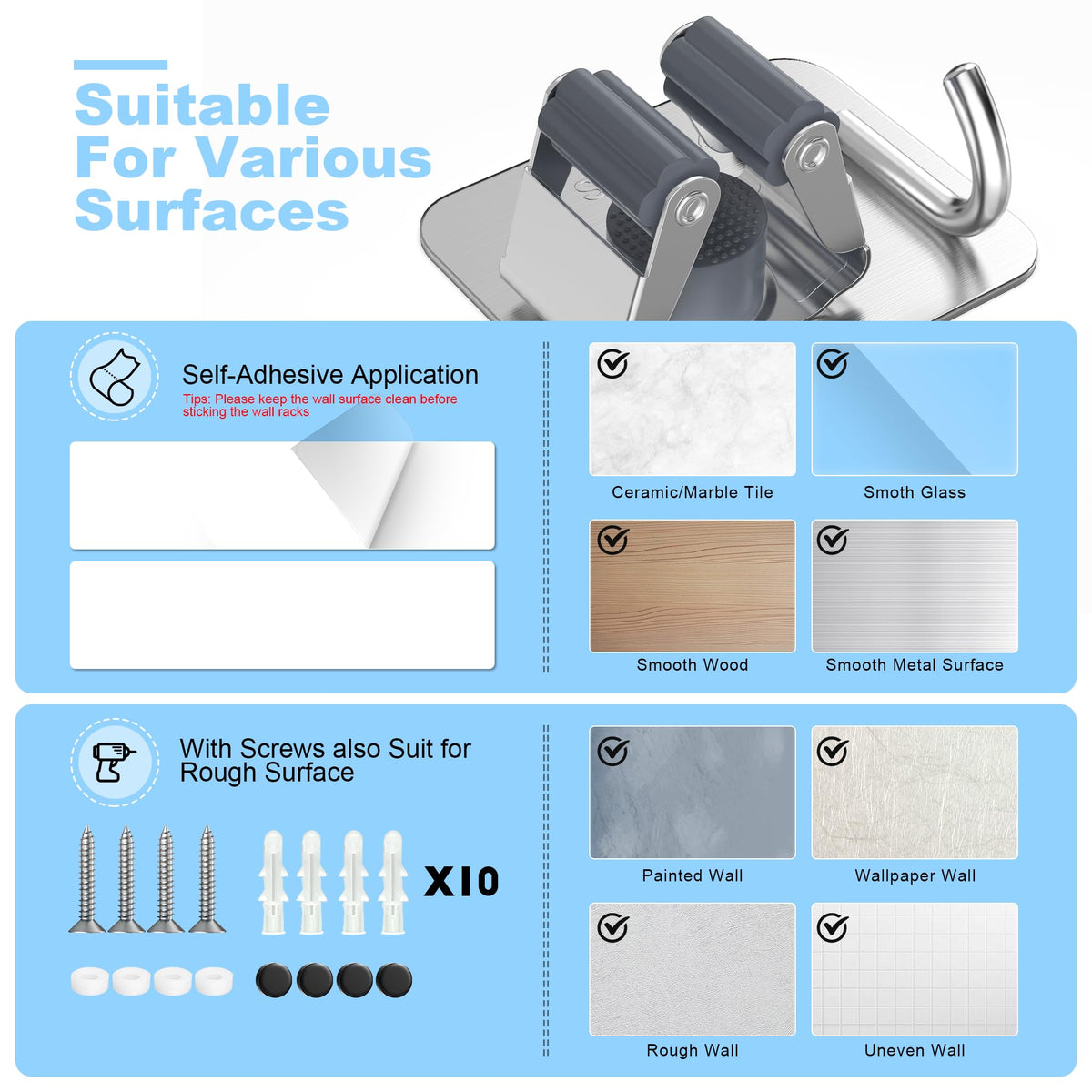 XCIXCI heavy-duty design supports everyday cleaning gear with reliable stability