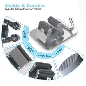 XCIXCI stainless steel construction ensures durable, rust-resistant organization in busy spaces