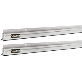 Xcluder low-profile door sweep with aluminum frame for discreet pest protection under doors.