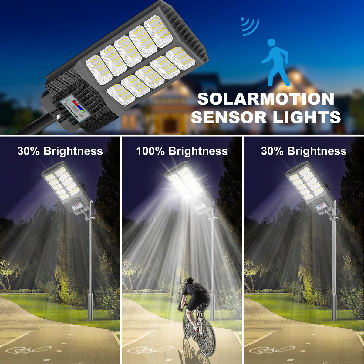 XCQMHF aluminum body resists corrosion for long outdoor life