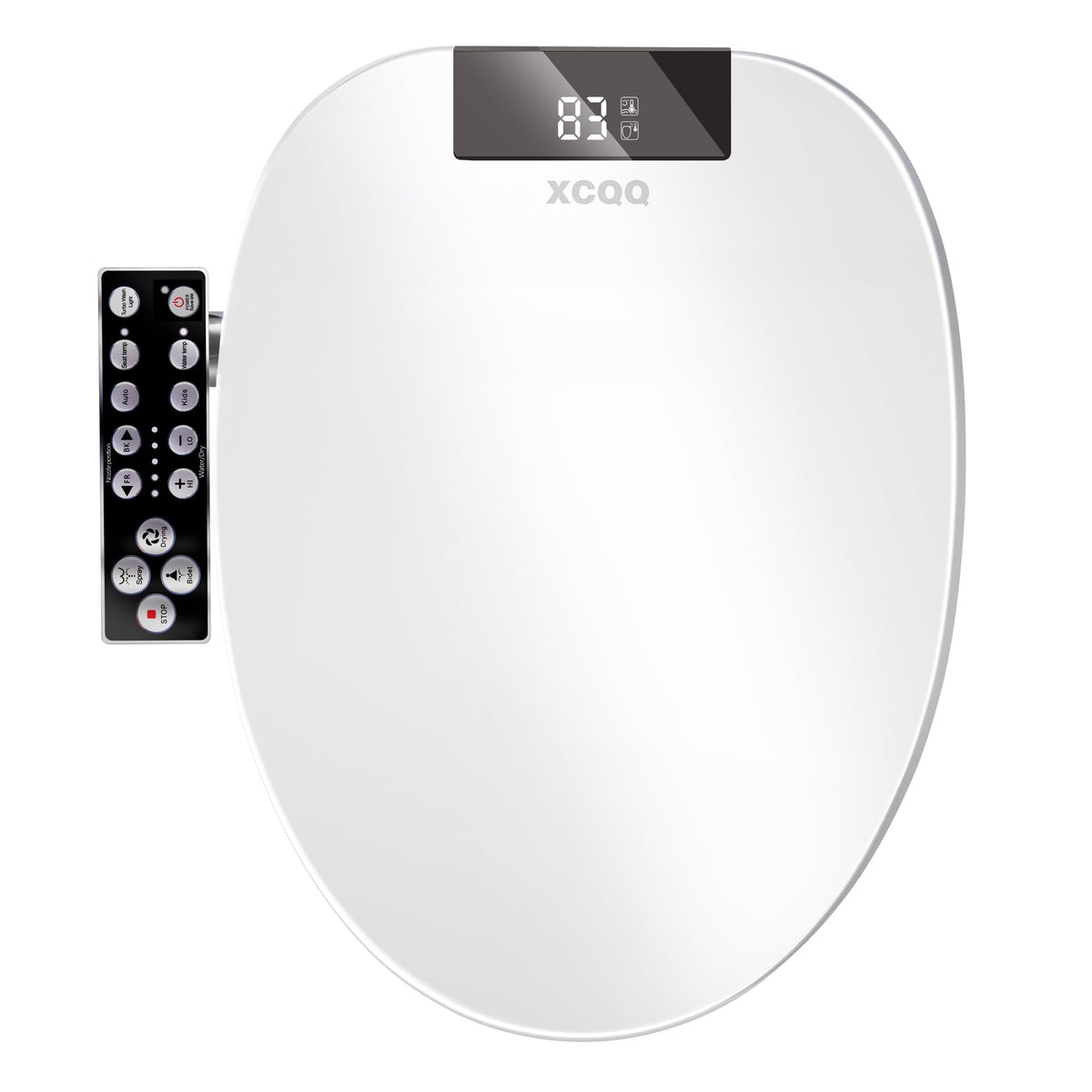 XCQQ electric heated bidet seat with wash feature for a comfortable daily routine.