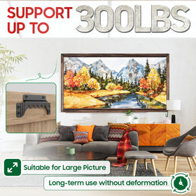 X-CUIRASS gallery display demonstrates stability for wall art.