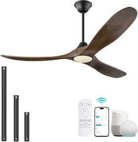 XCWIIE 52-inch outdoor ceiling fan with lights for patios, boosting comfort.