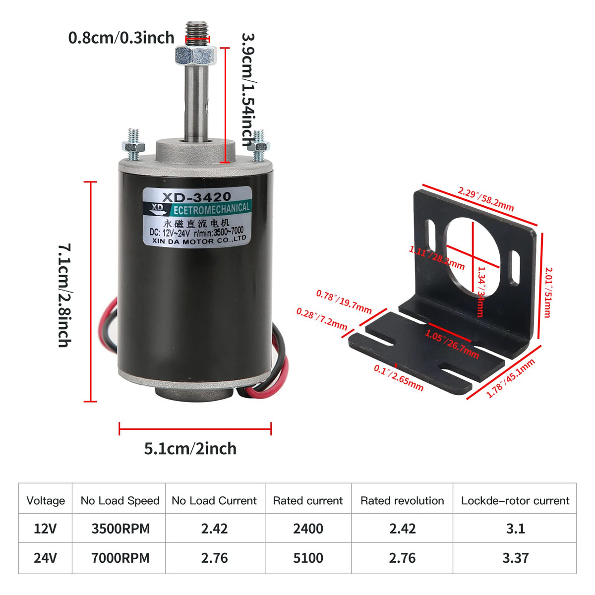 XD-3420 low-noise operation suitable for high-speed use.
