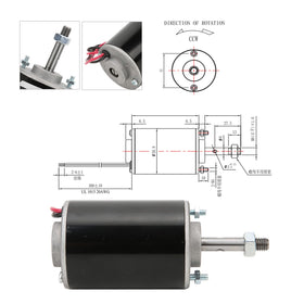 XD-3420 DIY generator-ready motor with external controller compatibility.