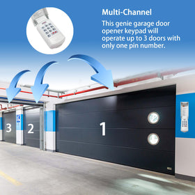 XDTKML Genie keypad back connector area ready for simple installation