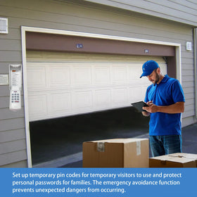 XDTKML Genie keypad packaging and accessories included for fast setup