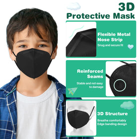 XDX Kids KN95 mask worn by child in classroom.