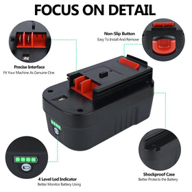 Xeanerol HPB18 battery in use with cordless tools for steady power.