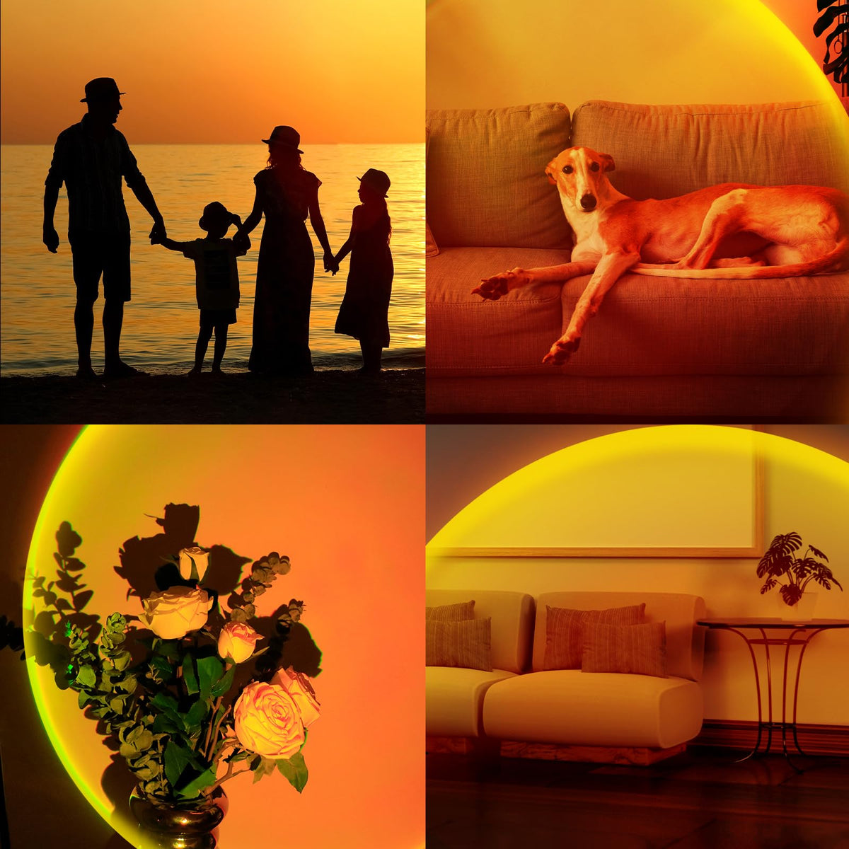 XEBKOR Sunset Lamp ideal for dorms and small spaces, cozy ambience
