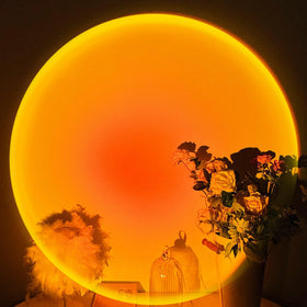 XEBKOR Sunset Lamp wall-shadow projection enhances photos and videos