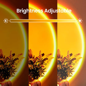 XEBKOR Sunset Lamp used in photography and live streaming setups.