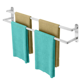 XEENEW double towel bar 32-inch full view with space-saving design