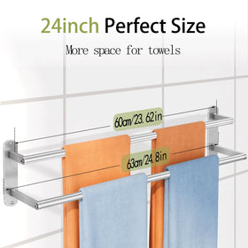 XEENEW two-bar design offers easy access and faster towel drying after showers