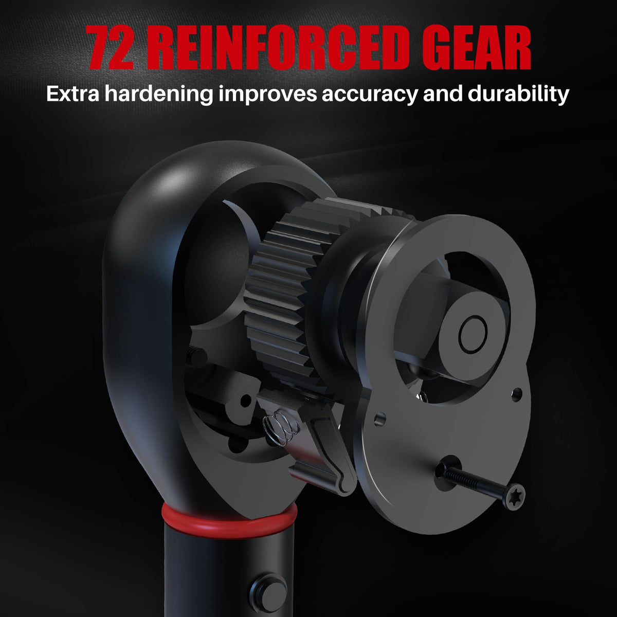 XEIMILE ergonomic, non-slip handle reduces hand fatigue during use.