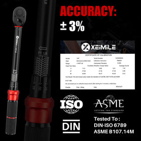 XEIMILE compact storage case keeps the wrench protected and organized.