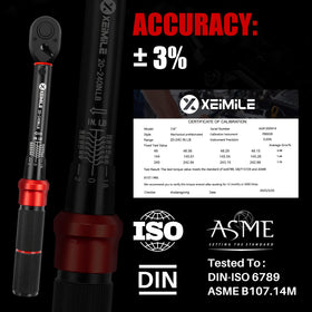 XEIMILE compact storage box keeps the wrench organized and protected.