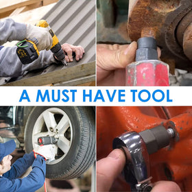 XEWEA 21Pcs kit is compatible with impact wrenches and ratchets for fast work.