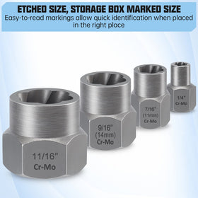 XEWEA storage box keeps all sizes organized for DIY repairs.