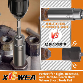 XEWEA accessory photo highlighting 3/8 inch drive compatibility for hand or power tools.