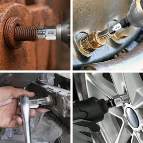 Access to tight spaces with angled extractor design