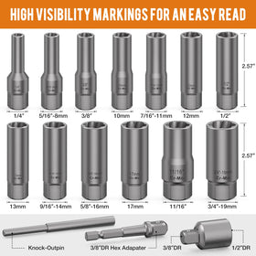 XEWEA close-up showing durable chromium-molybdenum steel for lasting bolt removal tasks.
