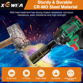 XEWEA knockout pin assists in removing stuck fasteners