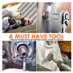 XEWEA multi-spline screw extractor delivers strong bite as resistance grows.