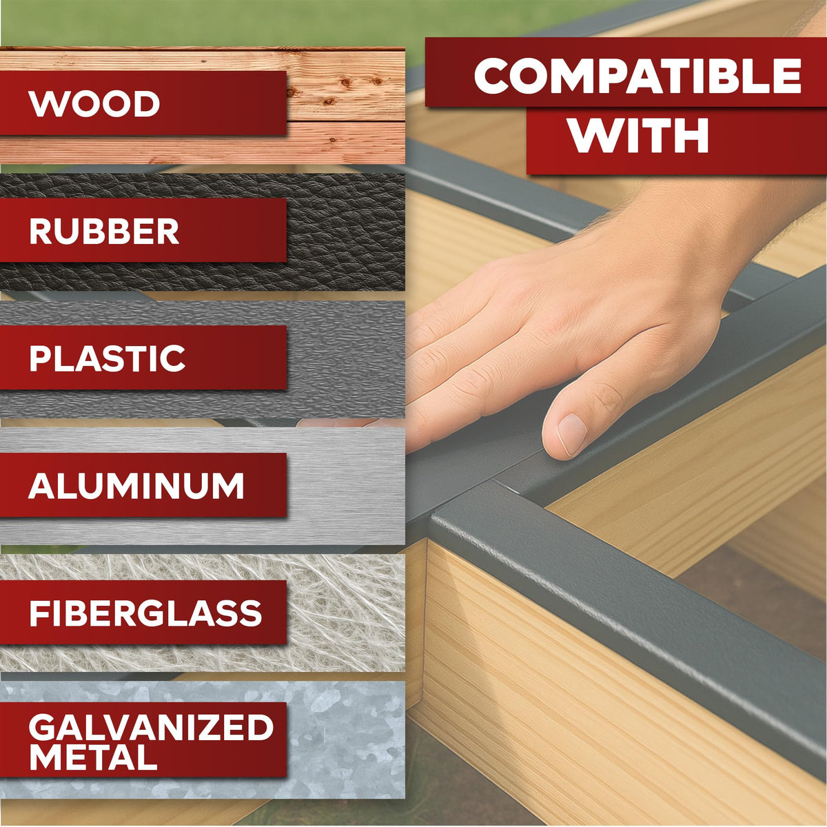 XFasten Butyl Joist Tape resists UV exposure to maintain performance in sunlight.