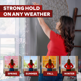 XFasten four-season durable tape resists temperature, moisture, and UV exposure