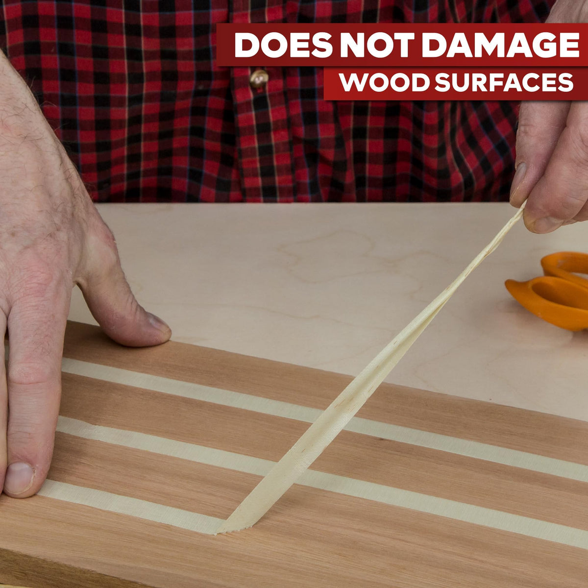 XFasten zero-clearance tape aids saw cuts and routing with reliability.