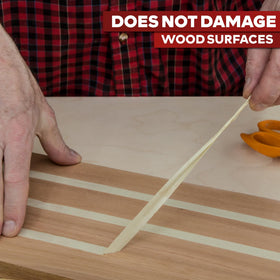 XFasten zero-clearance tape aids saw cuts and routing with reliability.