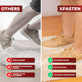 XFasten roll secures up to 20 carpets for long-term use.
