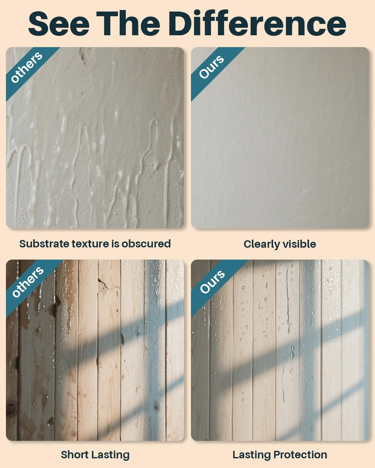 XFCA multi-surface application on roofs and walls for indoor-outdoor use.