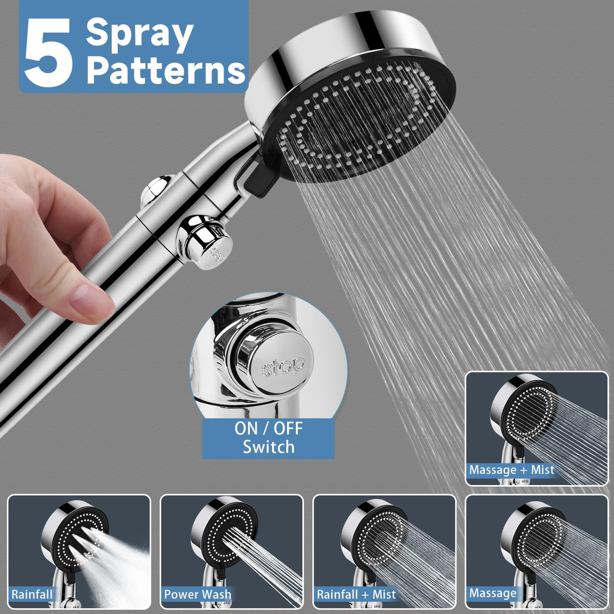 XFIRE-GEAR 1.5m explosionproof silicone hose enabling flexible RV showers