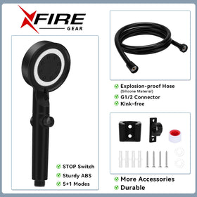 XFIRE-GEAR secure hose clamps prevent slips during travel