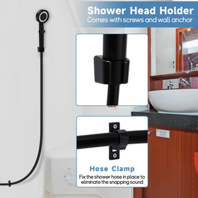 XFIRE-GEAR secure shower head holder ensures quick access